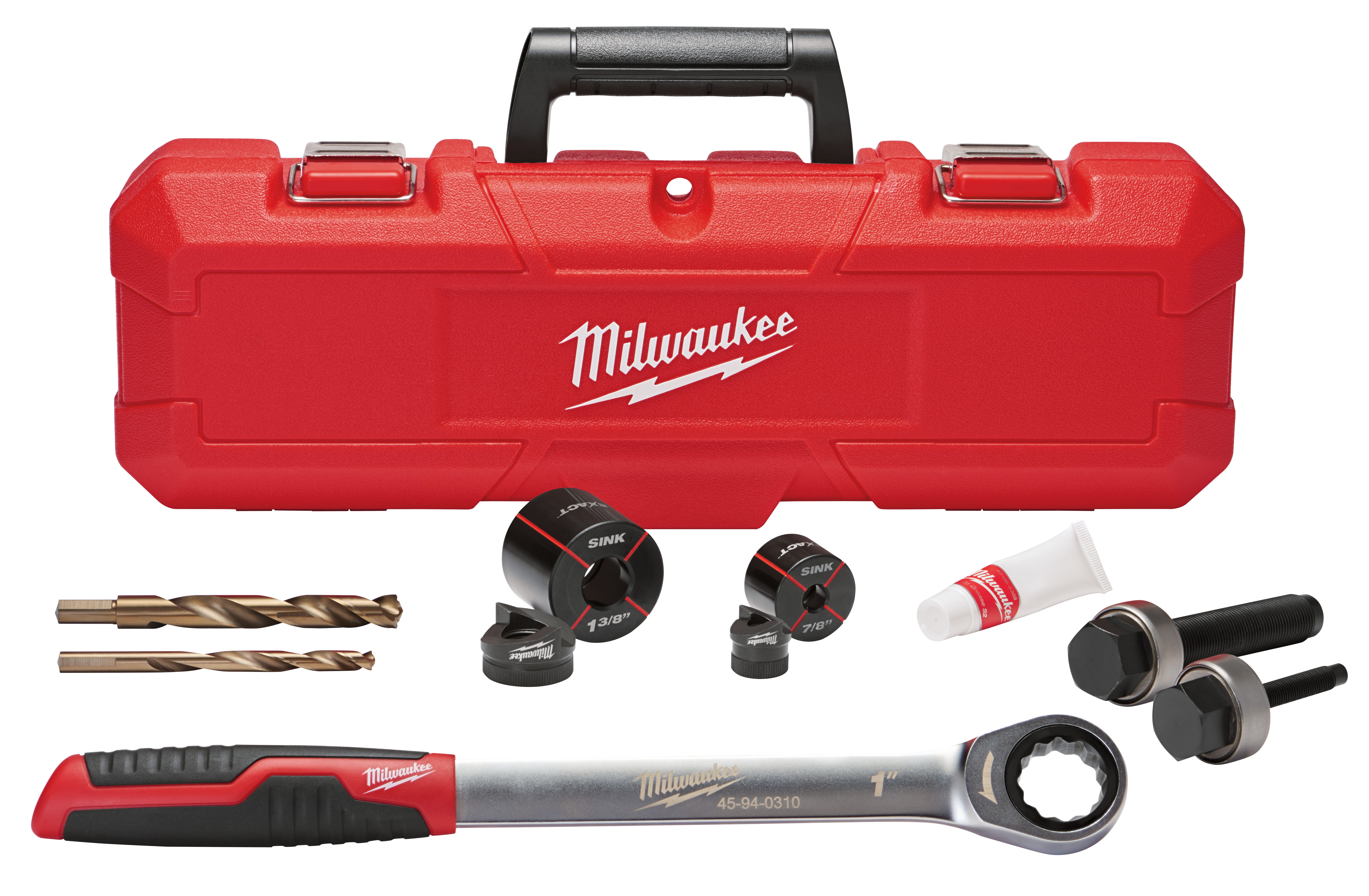 Milwaukee® EXACT™ 49-16-2702 Sink Knockout Set, 1-3/8 in Hole, For Use With Professional Knockout Tool